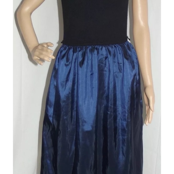 MIxt by Heidi Weisel Tafata dress 1x black navy - Picture 2 of 4